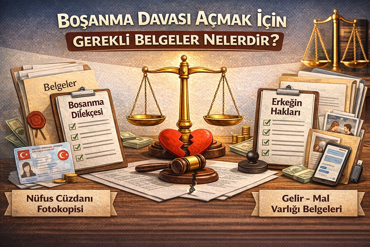 Boşanma Davası Açmak İçin Gerekli Belgeler Nelerdir?